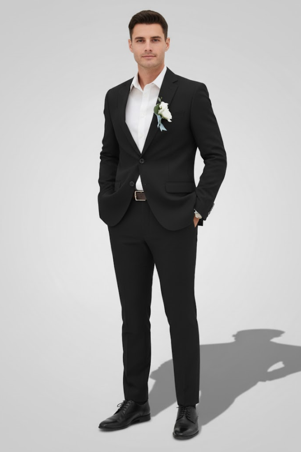 Men’s Two-Piece Slim Fit Suit – Tailored Wedding & Formal Set