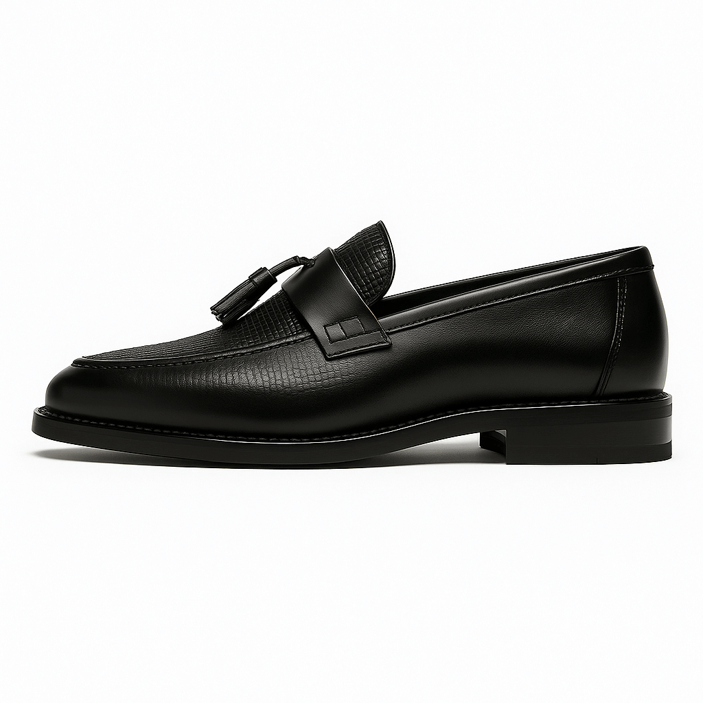 Men’s Woven Tassel Loafers – Classic Slip-On Elegance