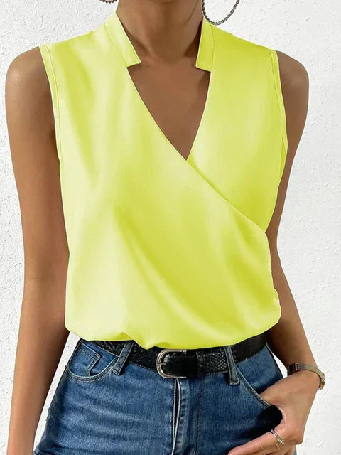 Aurore Tank Top for Women – Soft V-neck, lightweight and comfortable fit