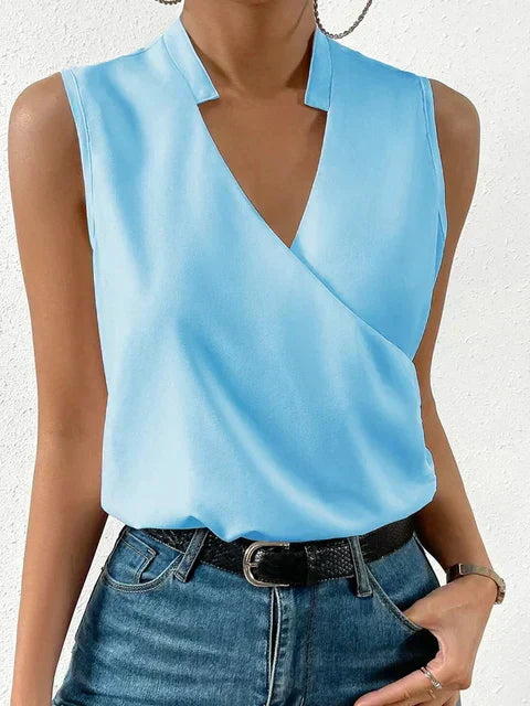 Aurore Tank Top for Women – Soft V-neck, lightweight and comfortable fit