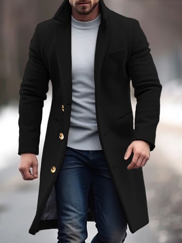 Jordan Men's Jacket – Elegant Jacket with Modern Buttons for Versatile Style