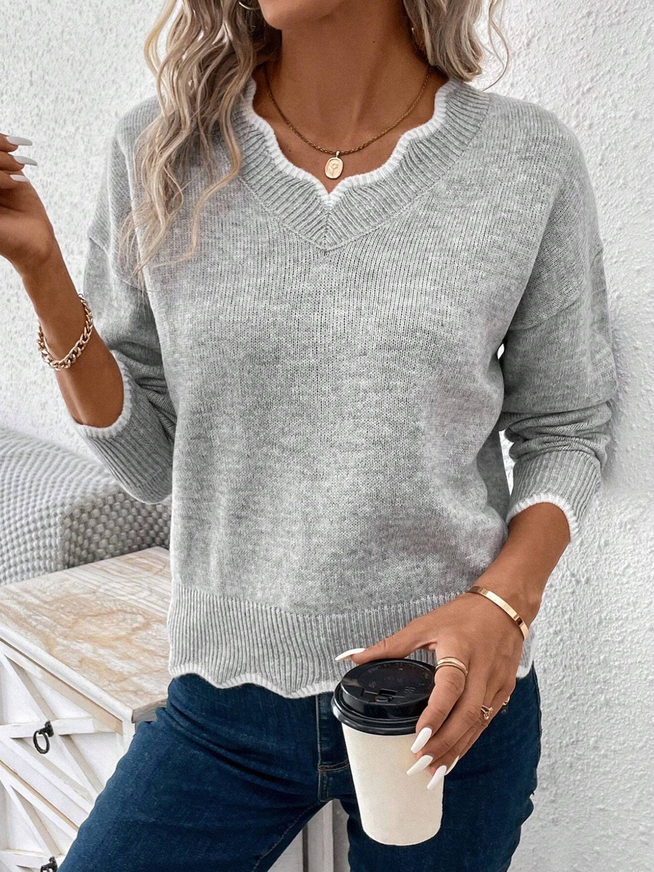 Sienna Pull Woman – Casual Sweater in Soft & Warm Knit for Autumn/Winter