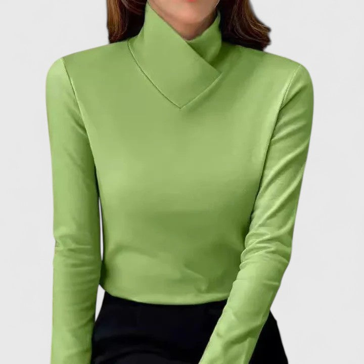 Elegant Turtleneck – Soft Touch Fabric