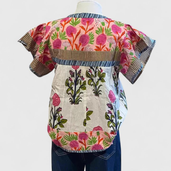 Boho Relaxed Fit Women's Top – Flattering Silhouette & All-Day Comfort