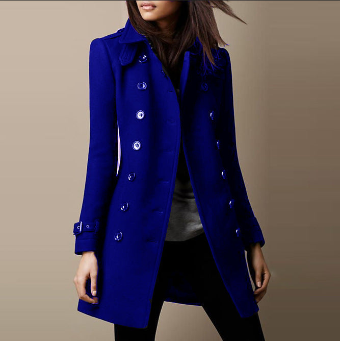 Lucille Women's Coat – Elegant Long Coat in Prestige Wool with Timeless Style