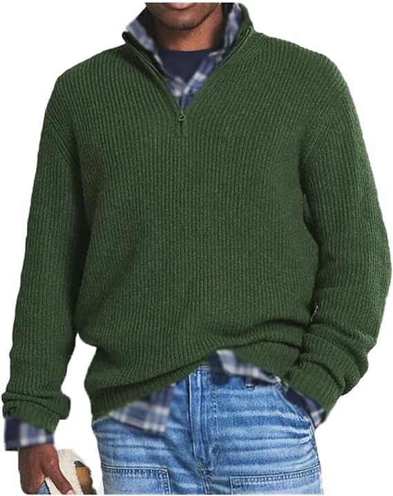 Jérôme Men's Cotton Pullover – Comfortable & Elegant Zip-Up Sweatshirt for Everyday Use