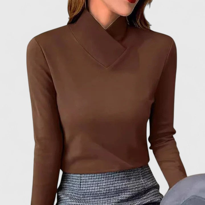 Elegant Turtleneck – Soft Touch Fabric