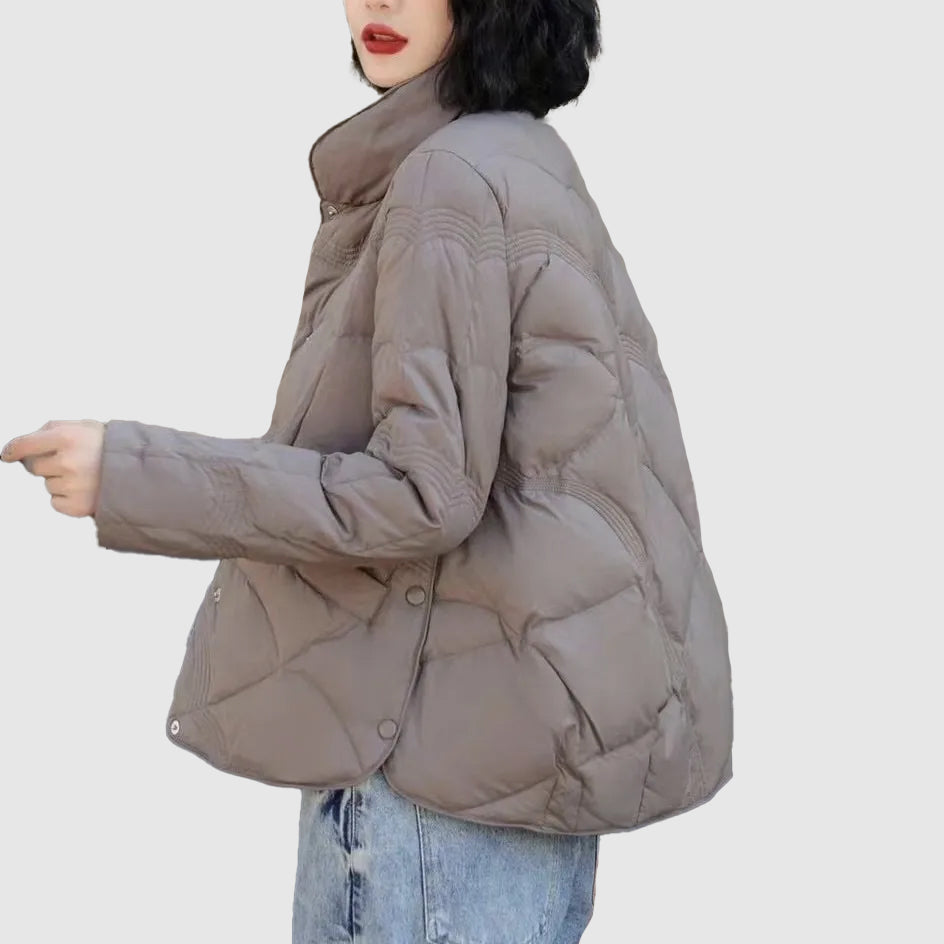 Ziana Quilted Jacket Women – Comfortable Fit Winter & Warm Insulation Buttoned