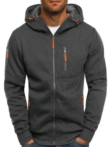 Ealdred Veste Homme – Comfortable Premium Cotton Zip-Up Hoodie & Modern Style