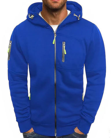 Ealdred Veste Homme – Comfortable Premium Cotton Zip-Up Hoodie & Modern Style