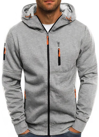 Ealdred Veste Homme – Comfortable Premium Cotton Zip-Up Hoodie & Modern Style