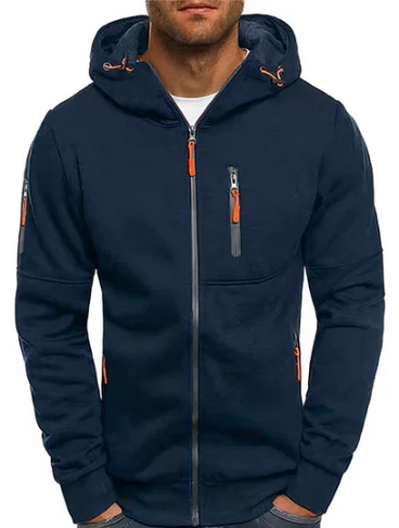 Ealdred Veste Homme – Comfortable Premium Cotton Zip-Up Hoodie & Modern Style