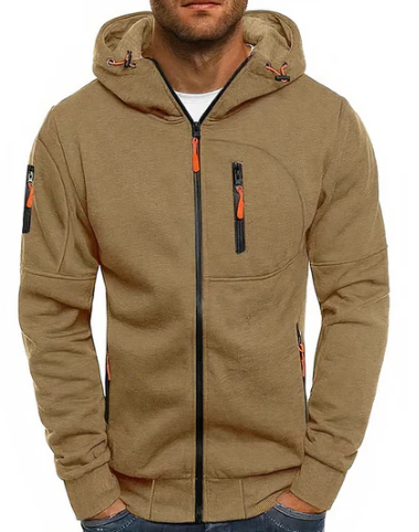 Ealdred Veste Homme – Comfortable Premium Cotton Zip-Up Hoodie & Modern Style