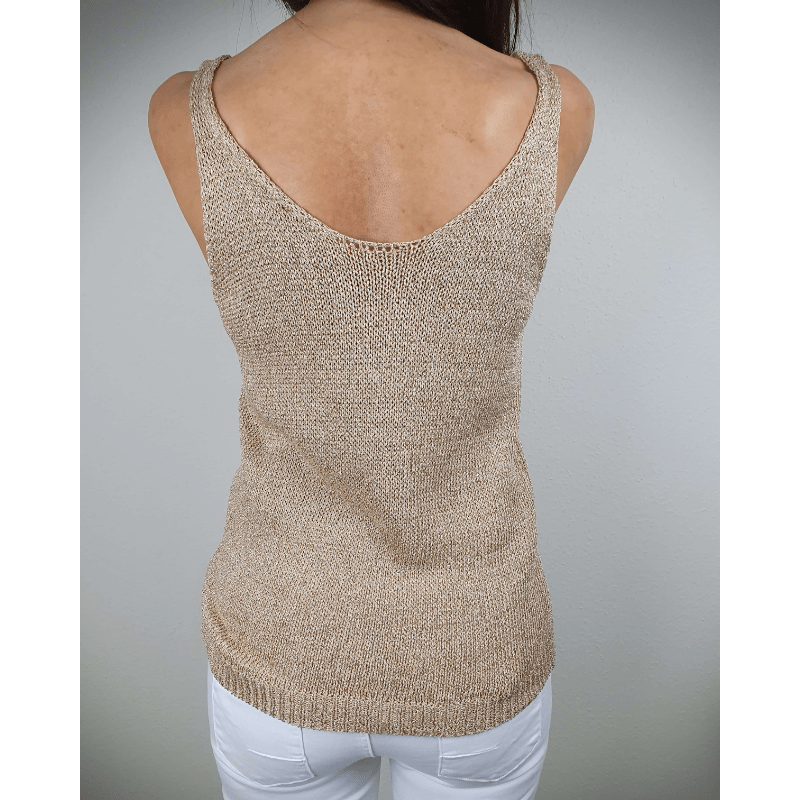 Polina Sleeveless Top Women – Soft Breathable Knit & Elegant Flattering Cut