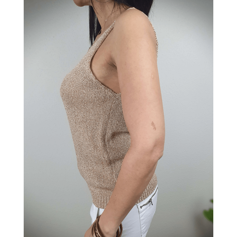 Polina Sleeveless Top Women – Soft Breathable Knit & Elegant Flattering Cut