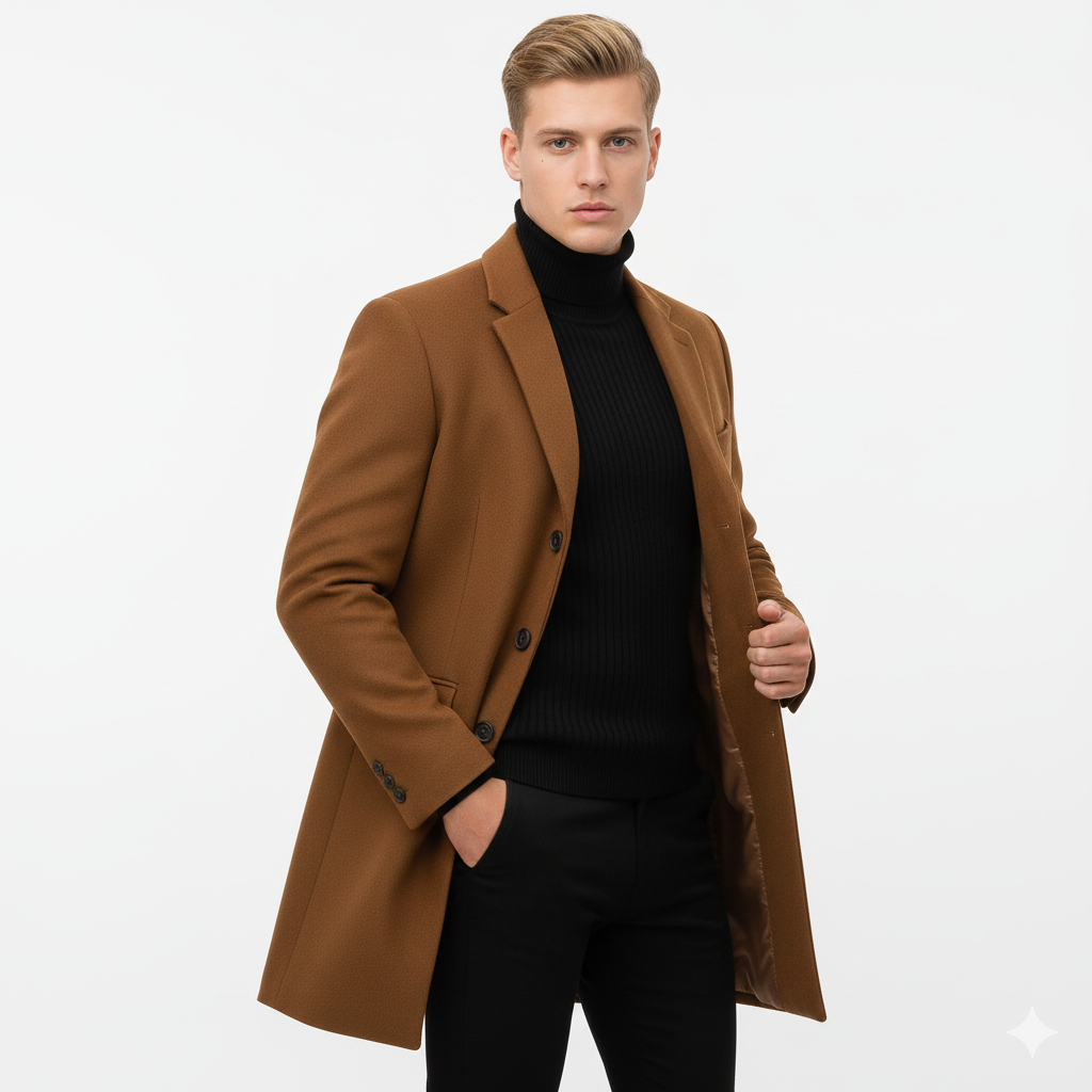 Renji Minimalist Men's Jacket – Modern Japanese Versatile All-Season Jacket