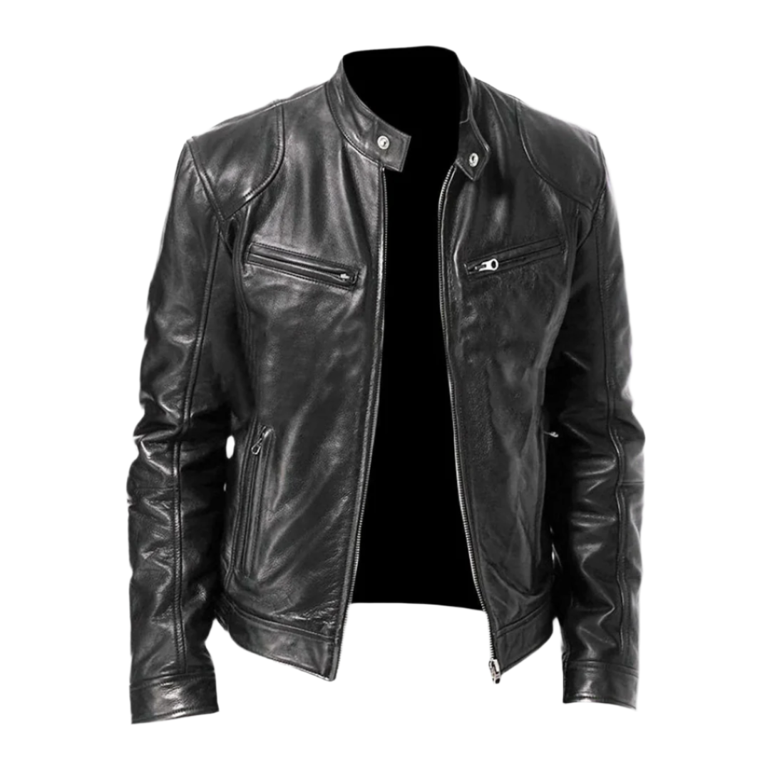 David Homme Leather Jacket – Elegant & Durable Blouson with Modern and Comfortable Style