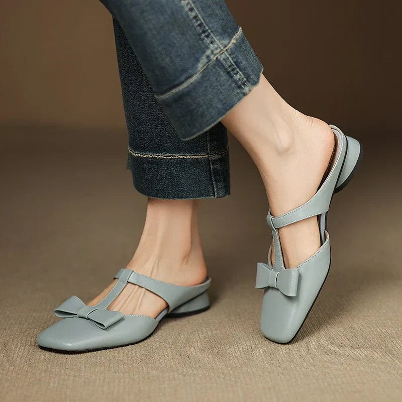 Annie | Square Toe Slippers