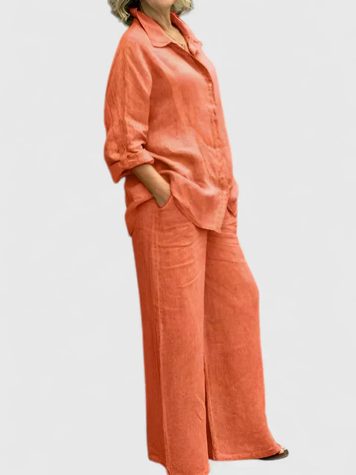 Relaxed Fit Cozy Ensemble – Flattering Silhouette & All-Day Comfort
