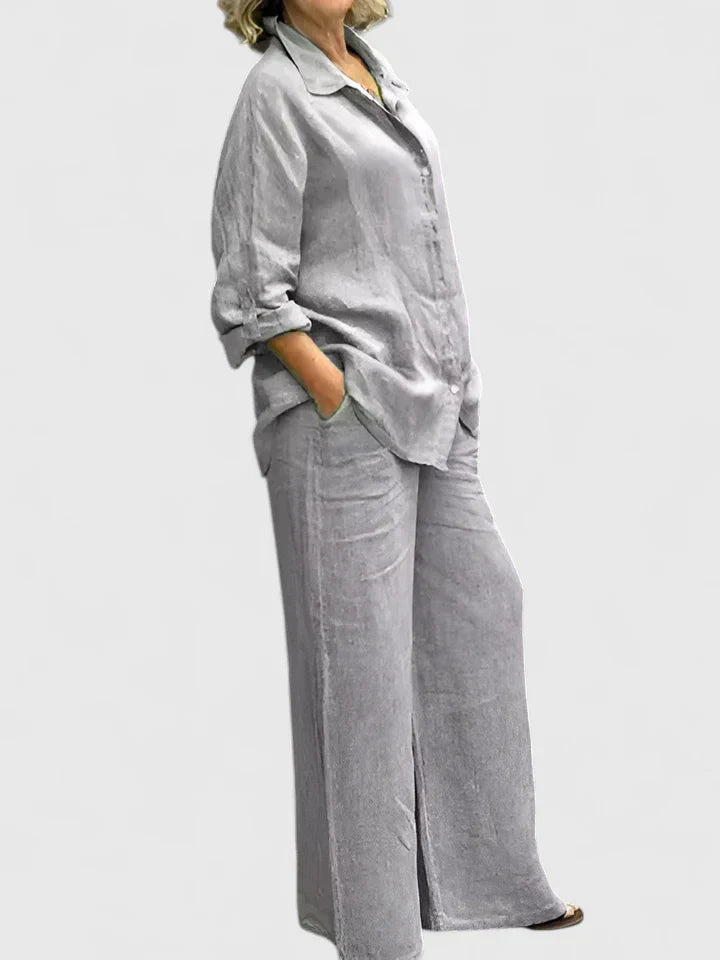Relaxed Fit Cozy Ensemble – Flattering Silhouette & All-Day Comfort