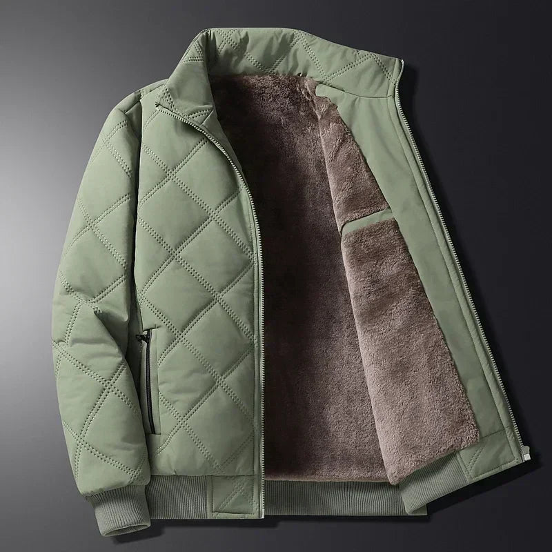 Dane Quilted Jacket for Men – Soft lining with zip closure and practical pockets