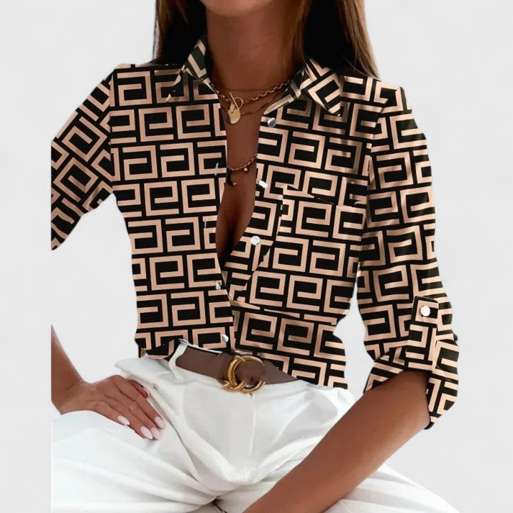 Long Sleeve Relaxed Fit Women's Top – Breathable Fabric & Lightweight Feel