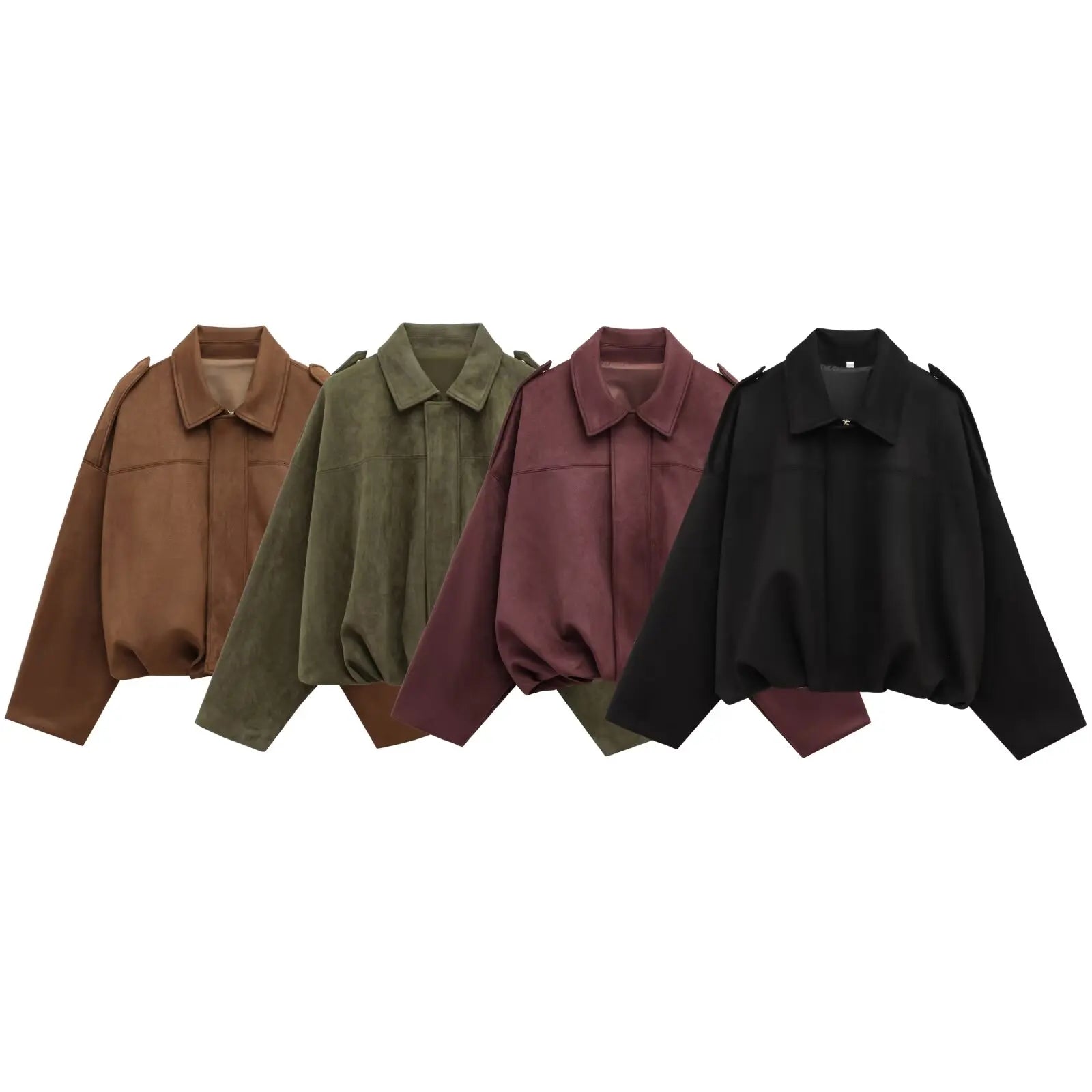 Isla Veste Femme en Daim – Elegant Oversize Jacket with Modern Cut & Soft Comfort