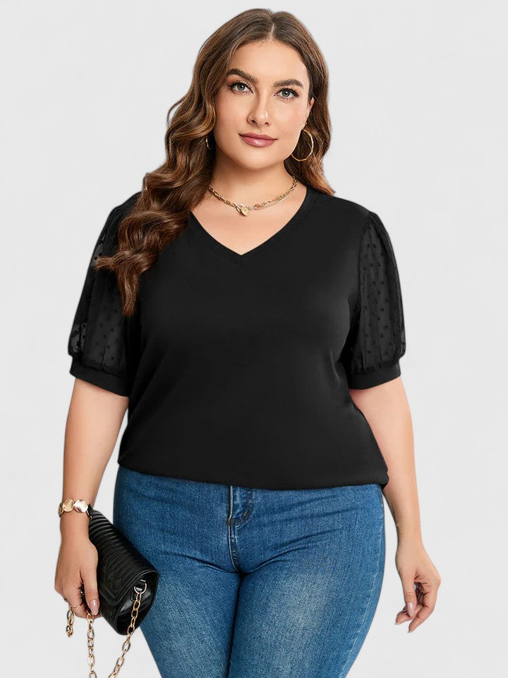 V-Neck Women's Top – Flattering Silhouette & All-Day Comfort