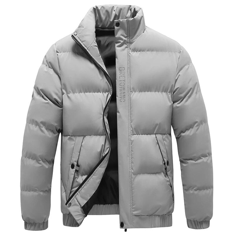 Zykai Slim Fit Men's Down Jacket – Lightweight and Warm Water-Repellent Puffer Jacket