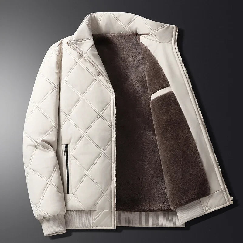 Dane Quilted Jacket for Men – Soft lining with zip closure and practical pockets
