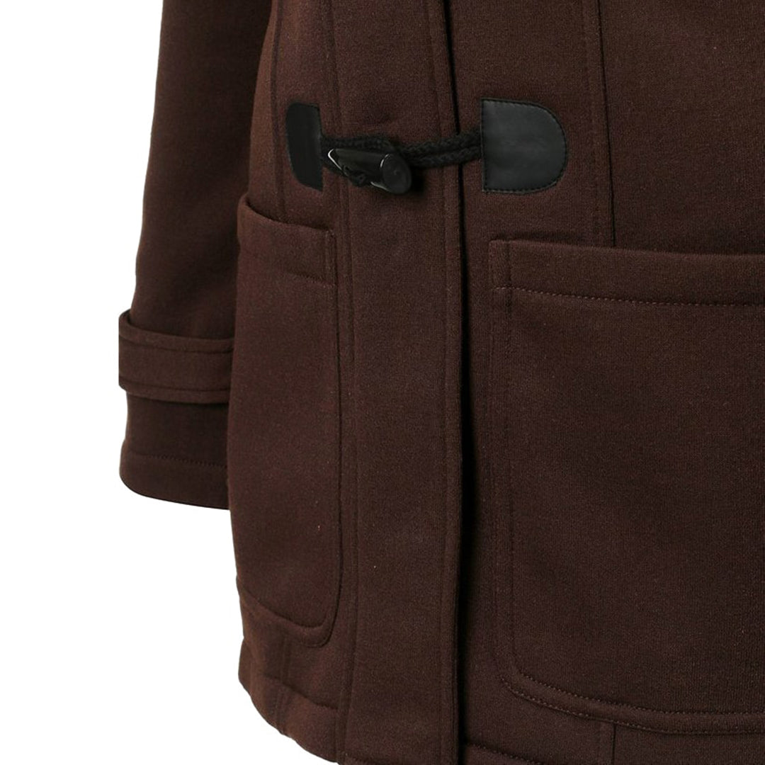 Katalina Women's Long Winter Coat – Elegant, Warm with Integrated Hood & Practical Pockets