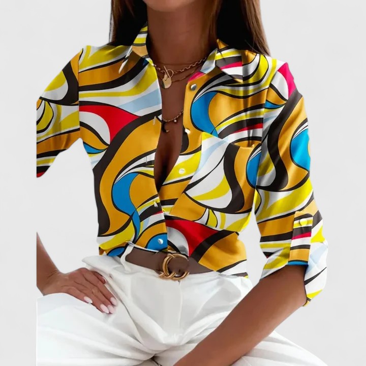 Long Sleeve Relaxed Fit Women's Top – Breathable Fabric & Lightweight Feel