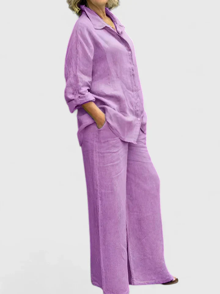 Relaxed Fit Cozy Ensemble – Flattering Silhouette & All-Day Comfort