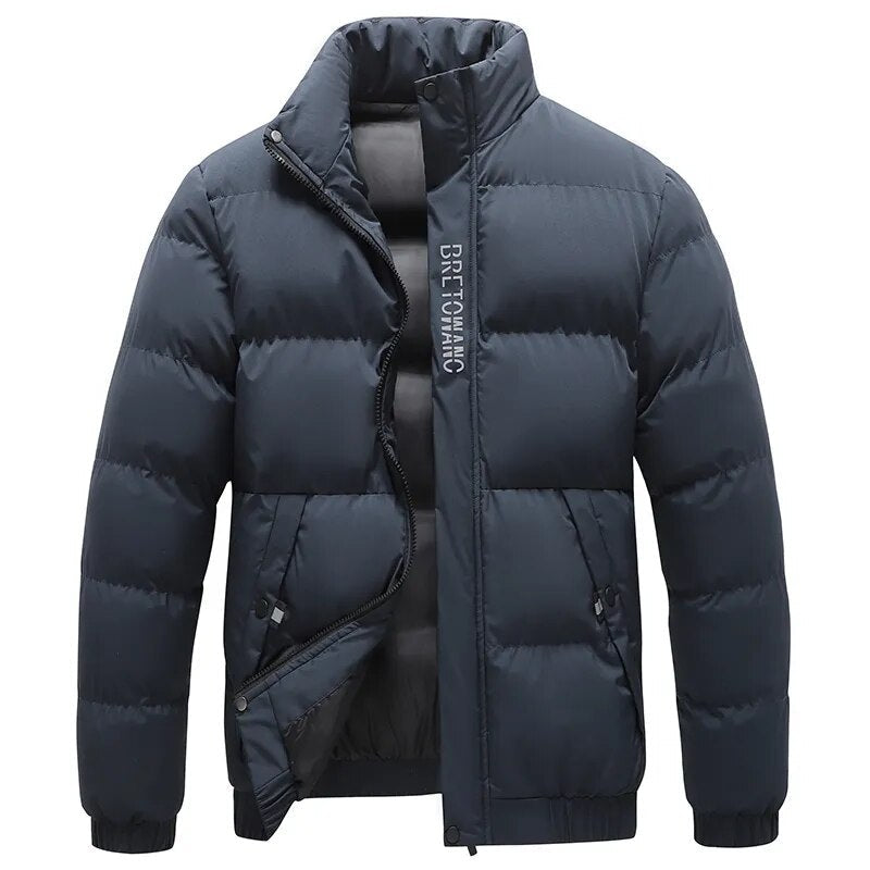 Zykai Slim Fit Men's Down Jacket – Lightweight and Warm Water-Repellent Puffer Jacket