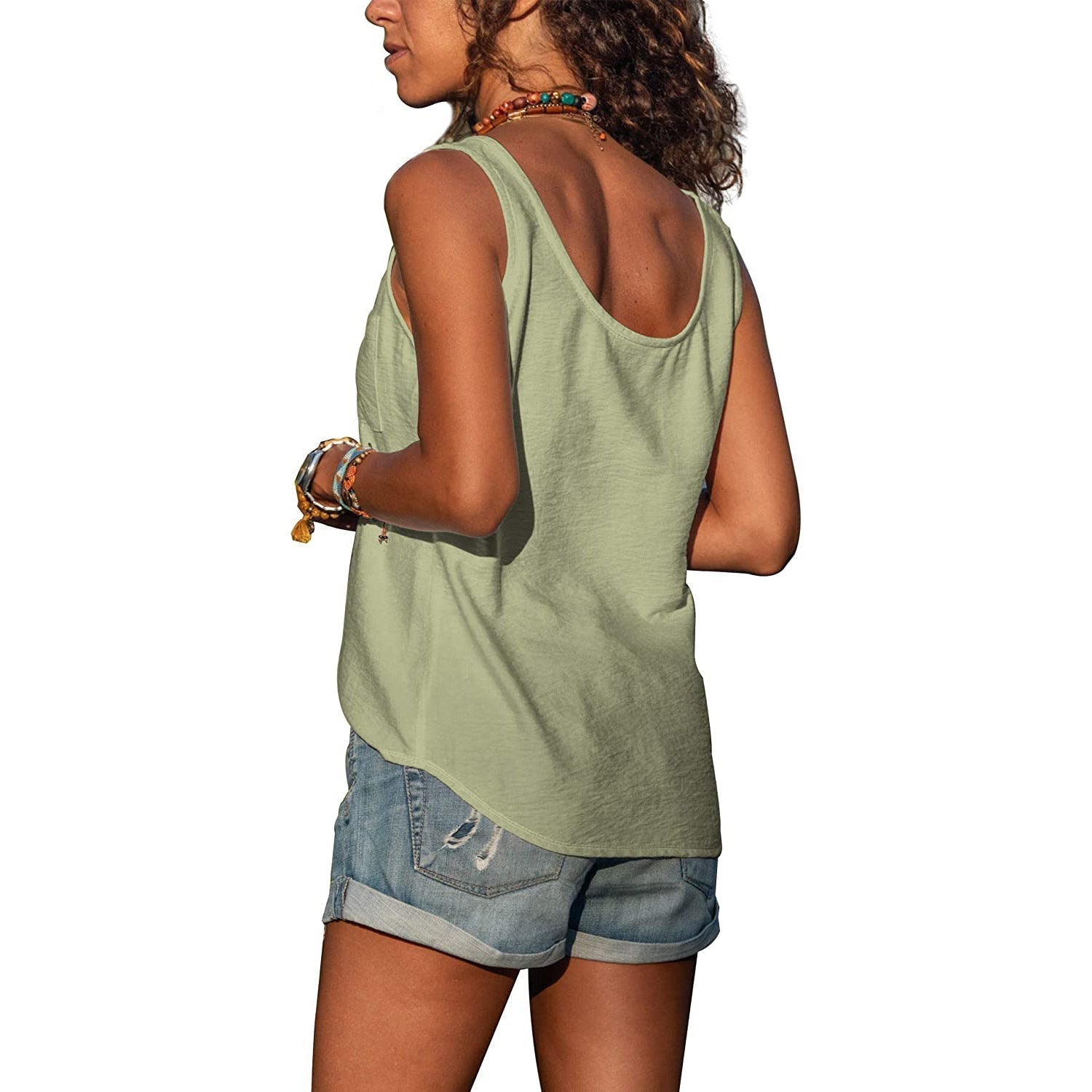 Blisse Women's Tank Top – Elegance Ibiza, Flattering Fit & Premium Materials