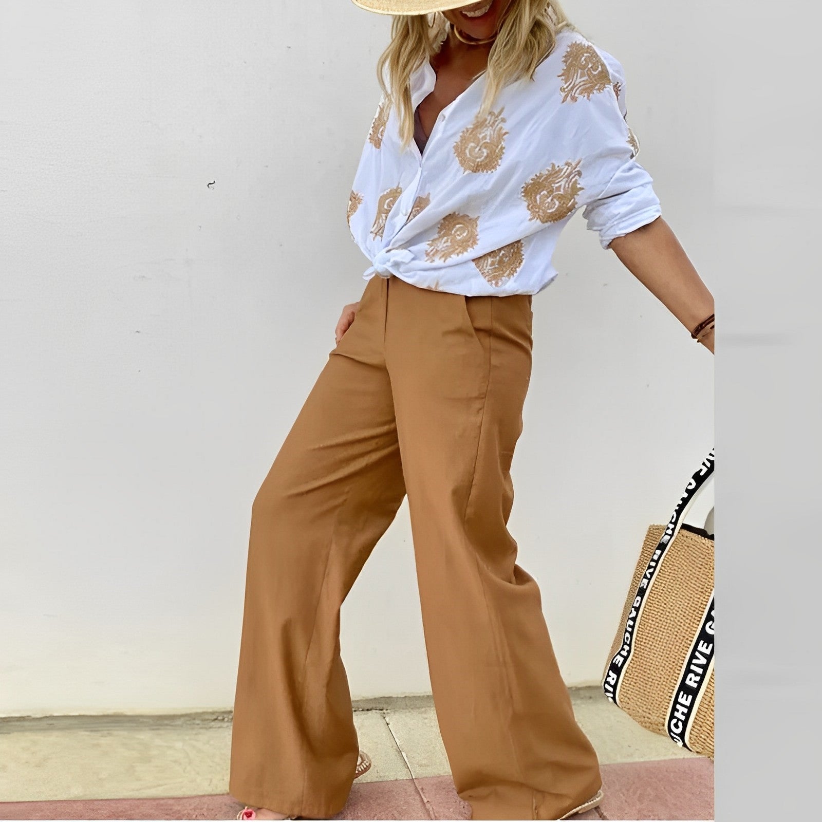 Bohemian Blouse Woman Agnes – Light Summer Top with Relaxed Fit and Feminine Boho Style