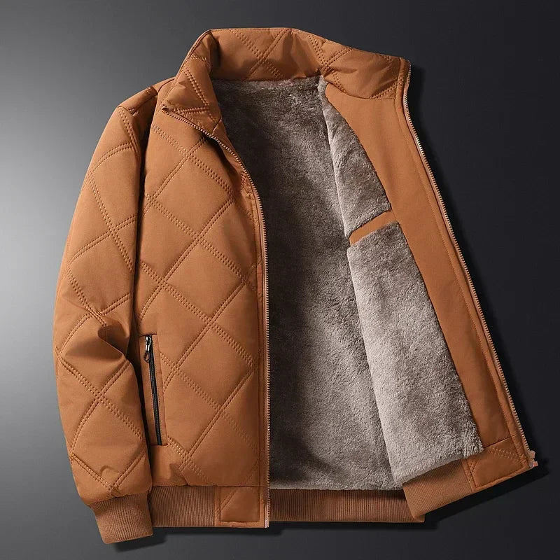 Dane Quilted Jacket for Men – Soft lining with zip closure and practical pockets