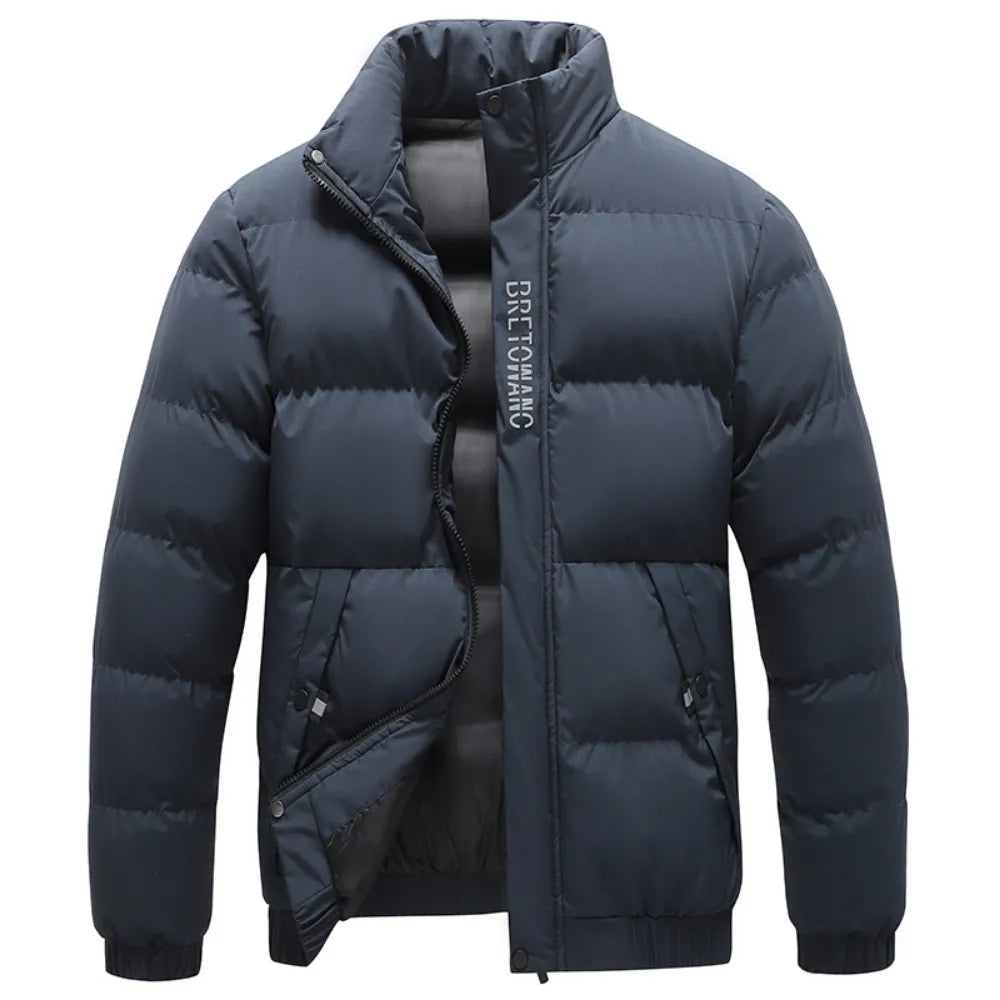 Zykai Slim Fit Men's Down Jacket – Lightweight and Warm Water-Repellent Puffer Jacket