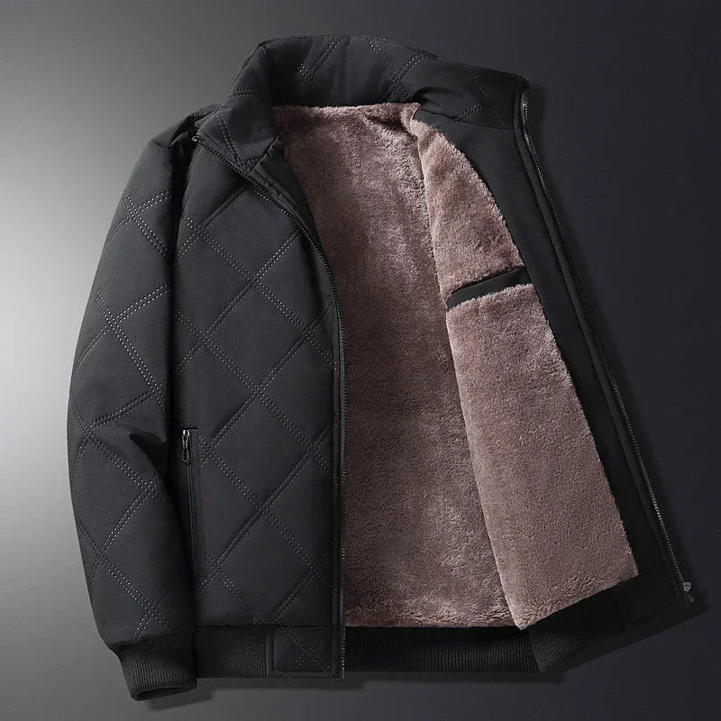 Dane Quilted Jacket for Men – Soft lining with zip closure and practical pockets