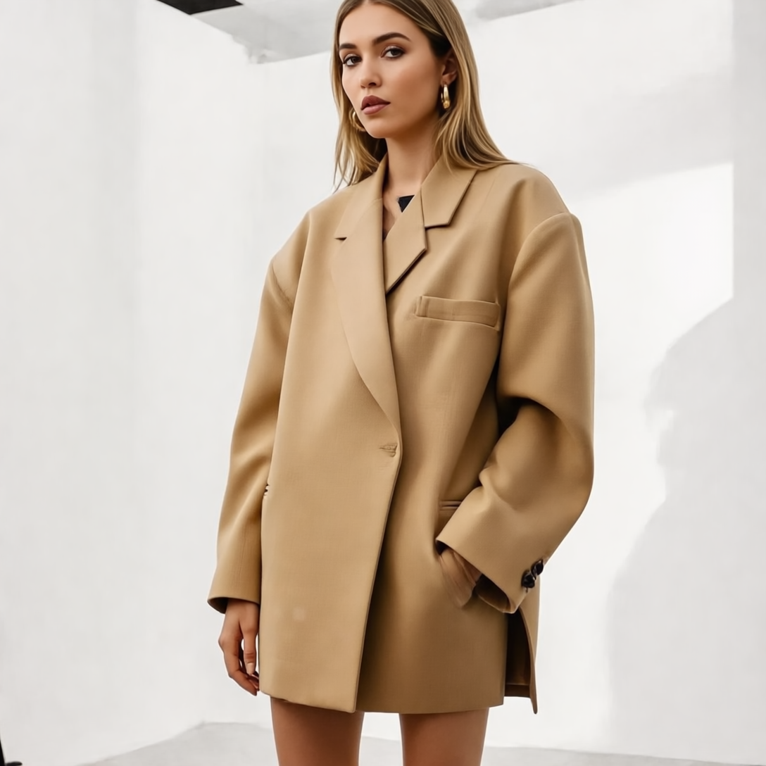Sherry Oversize Blazer for Women – Elegant Jacket with Loose Fit and Modern Timeless Style