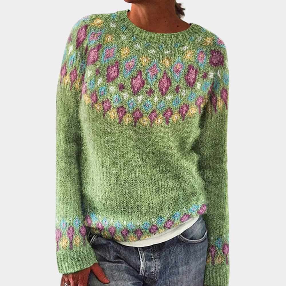 Janelle Pull Woman – Warm & Comfortable Knit Sweater, Elegant Style for Winter