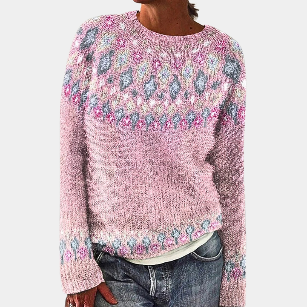 Janelle Pull Woman – Warm & Comfortable Knit Sweater, Elegant Style for Winter