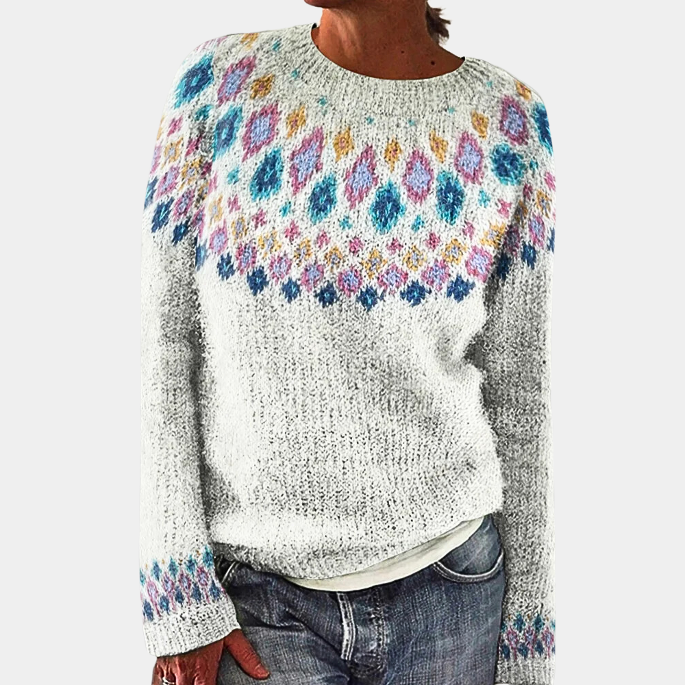 Janelle Pull Woman – Warm & Comfortable Knit Sweater, Elegant Style for Winter
