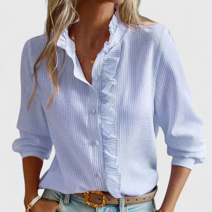 Long Sleeve Relaxed Fit Women's Top – Breathable Fabric & Lightweight Feel