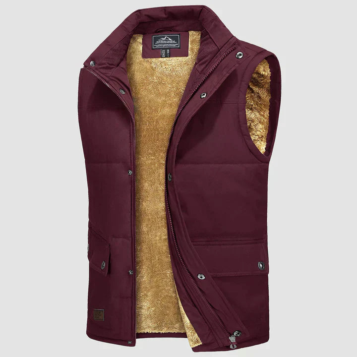 Mark Men's Gilet – Sleeveless Bodywarmer with Practical Pockets & Daily Comfort