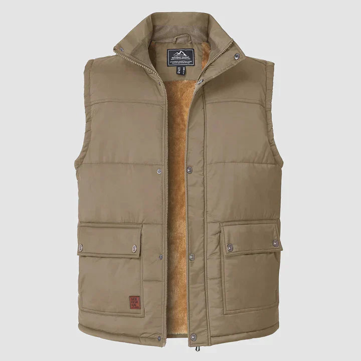 Mark Men's Gilet – Sleeveless Bodywarmer with Practical Pockets & Daily Comfort
