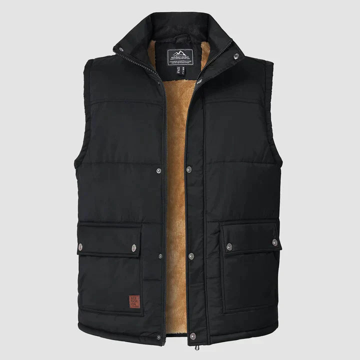 Mark Men's Gilet – Sleeveless Bodywarmer with Practical Pockets & Daily Comfort