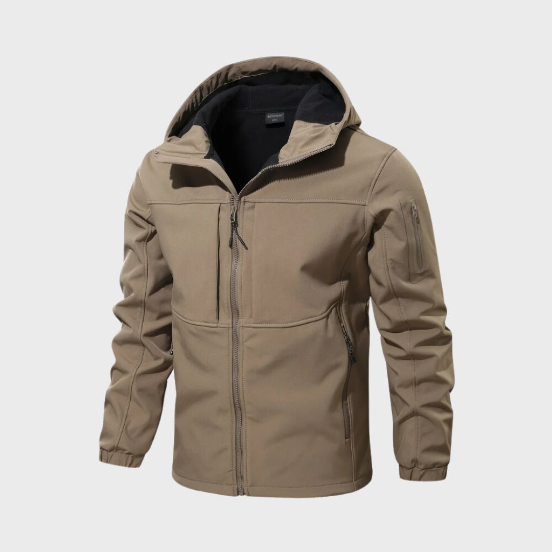 Magnus Veste Softshell Homme – Waterproof Breathable with Hood & Zipped Pockets
