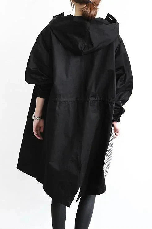 Elizabeth Raincoat for Women – Urban Waterproof with Oversize Breathable Hood