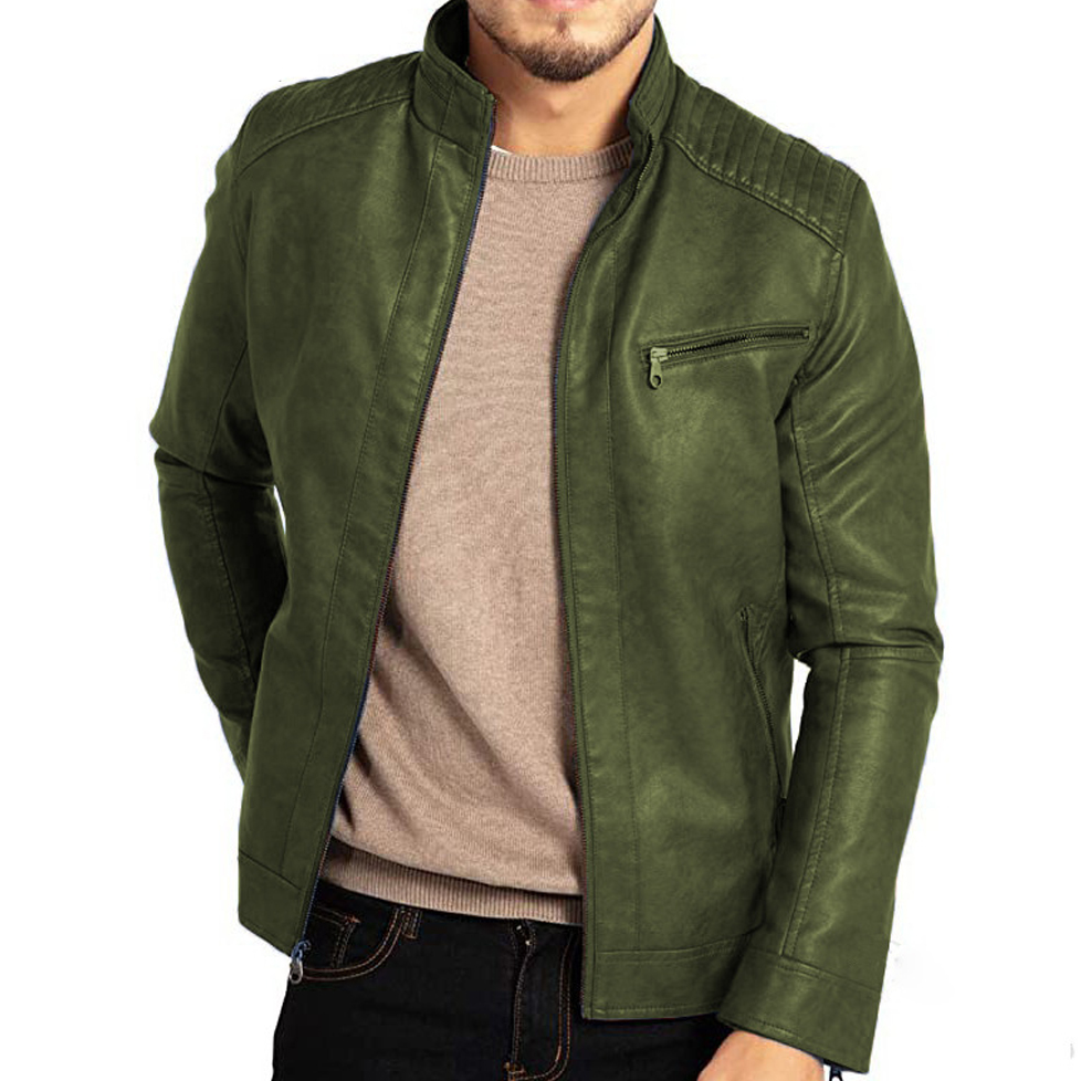Marlon Leather Jacket Men – Durable Vintage Jacket with Classic & Timeless Style
